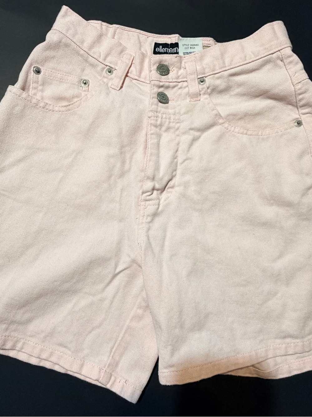 Light Pink Women’s High-Waist Jean Shorts